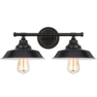 JLW-37804 Industrial Farmhouse Bathroom Vanity Light 3 Light Metal Wall Sconce