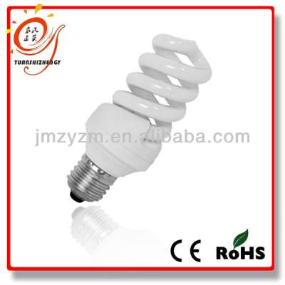 100% tri-color cfl bulb e27 energy saving lamp cfl 21w ballast