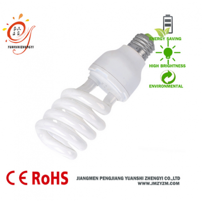 Mini CFL Lamps,Cell Energy Saving Lamps,half spiral cfl lights 55w 8000hrs lifespan